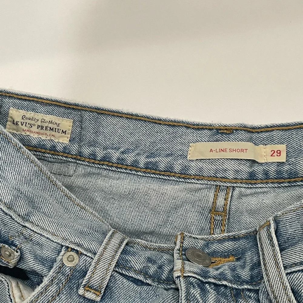 Levi’s A-Line Short Premium Denim Women's Shorts 29 - Picture 4 of 4